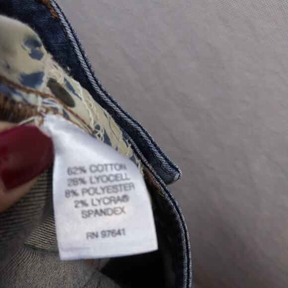 J. Jill Smooth Fit Slim Ankle Blue Jeans Size 12 - Picture 7 of 8